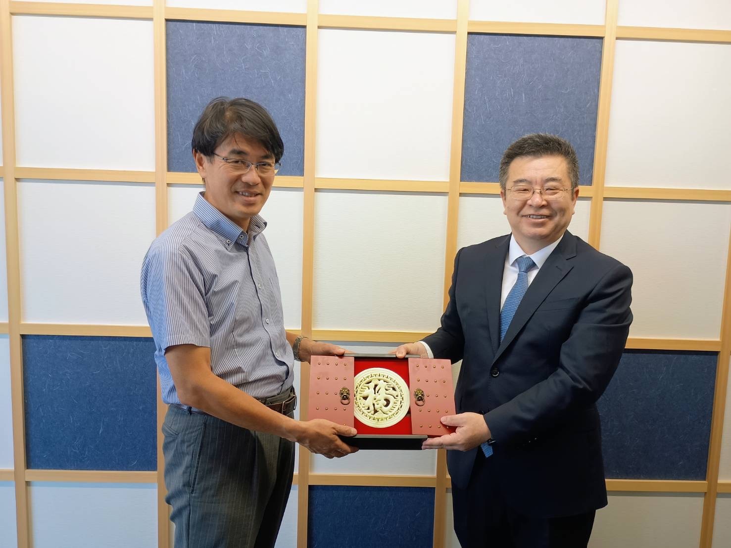 表敬訪問の様子