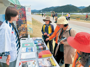 韓国「大百済典」でのPRの様子