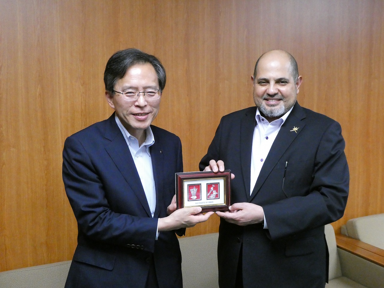 表敬訪問の様子