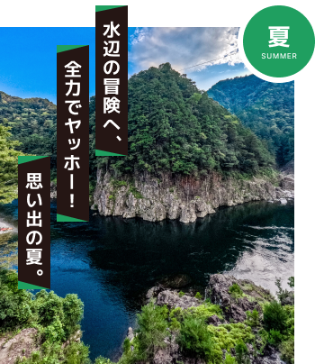 夏のアクティビティはこちら