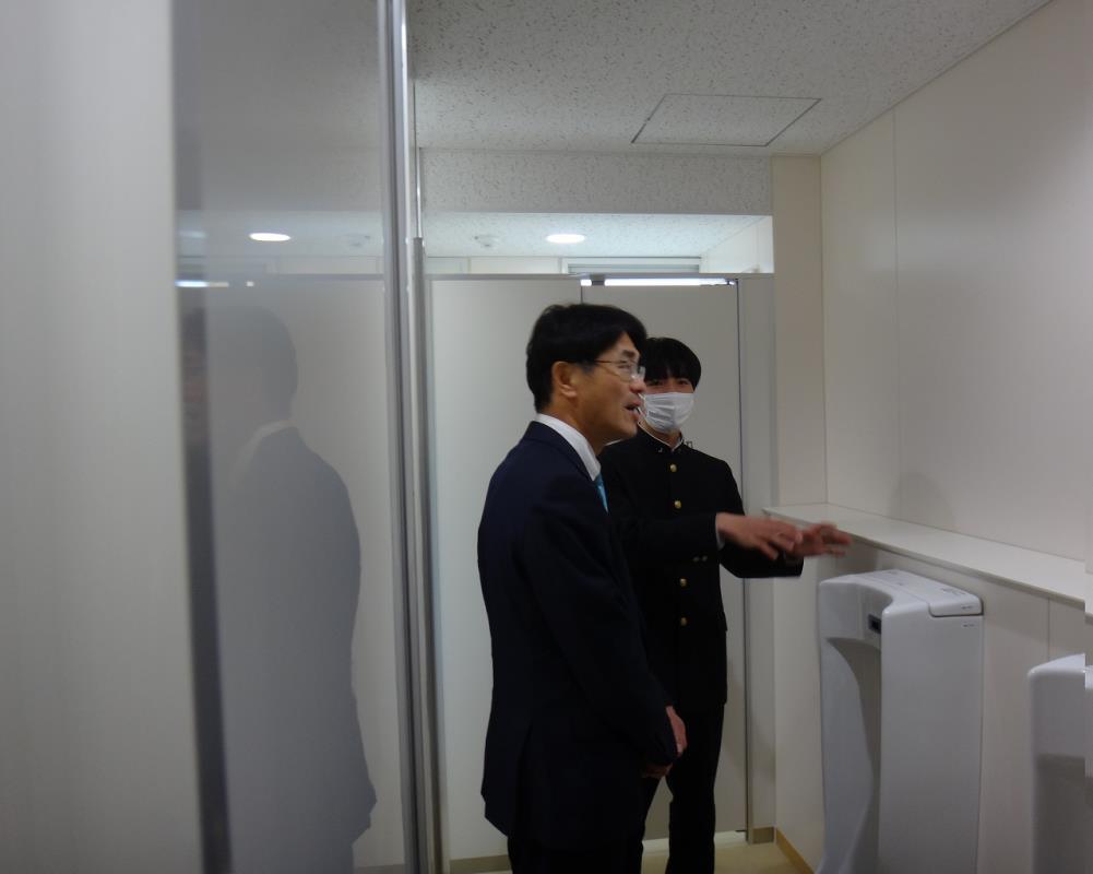 県立高校訪問