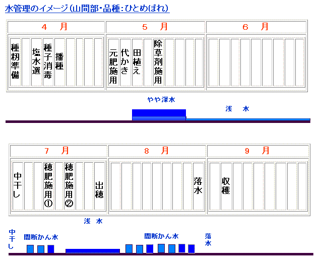 山間水管理8月