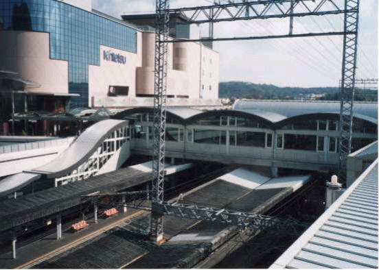 近鉄生駒駅全景