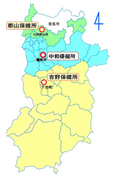 奈良県の保健所