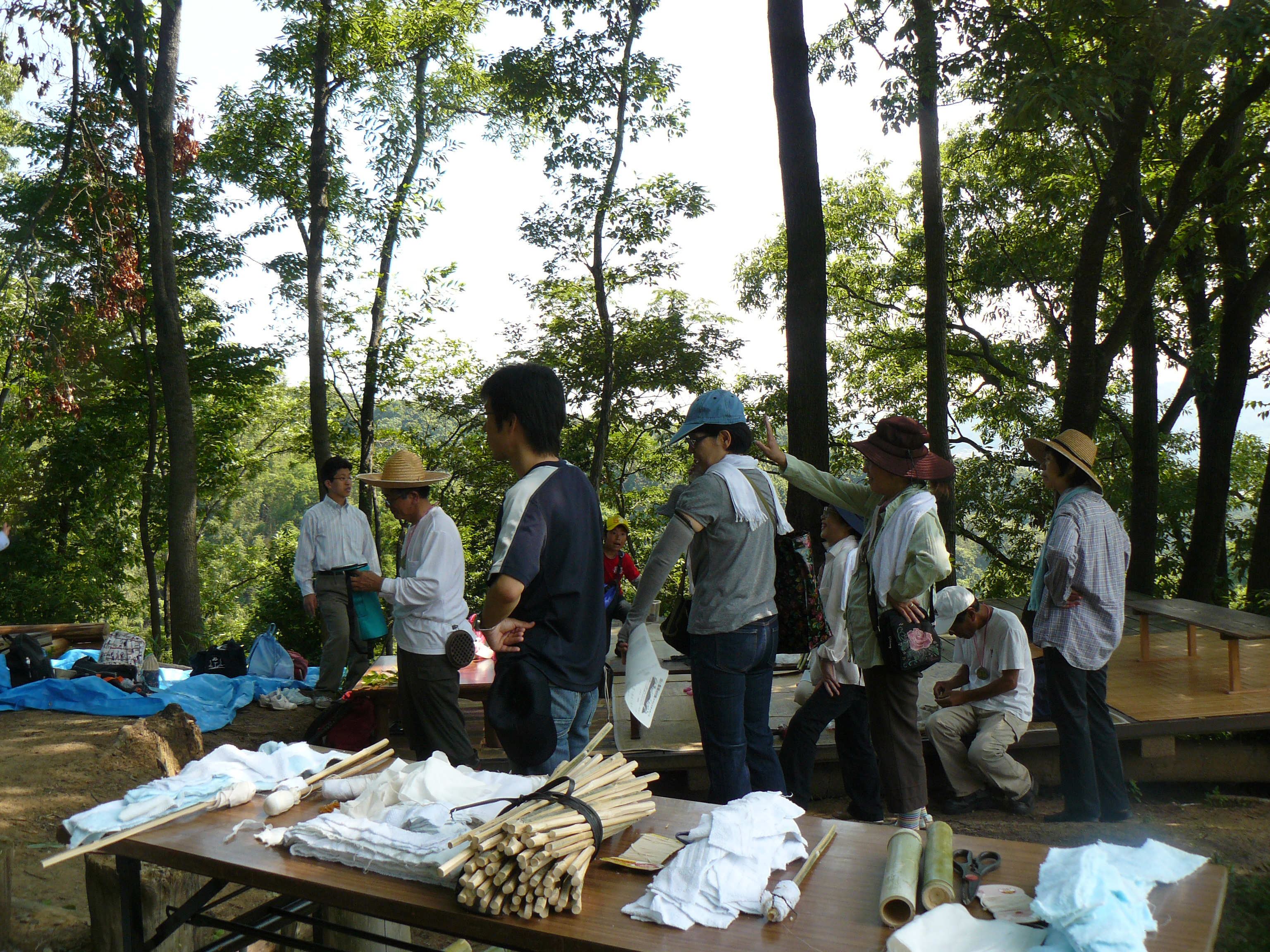 里山にて