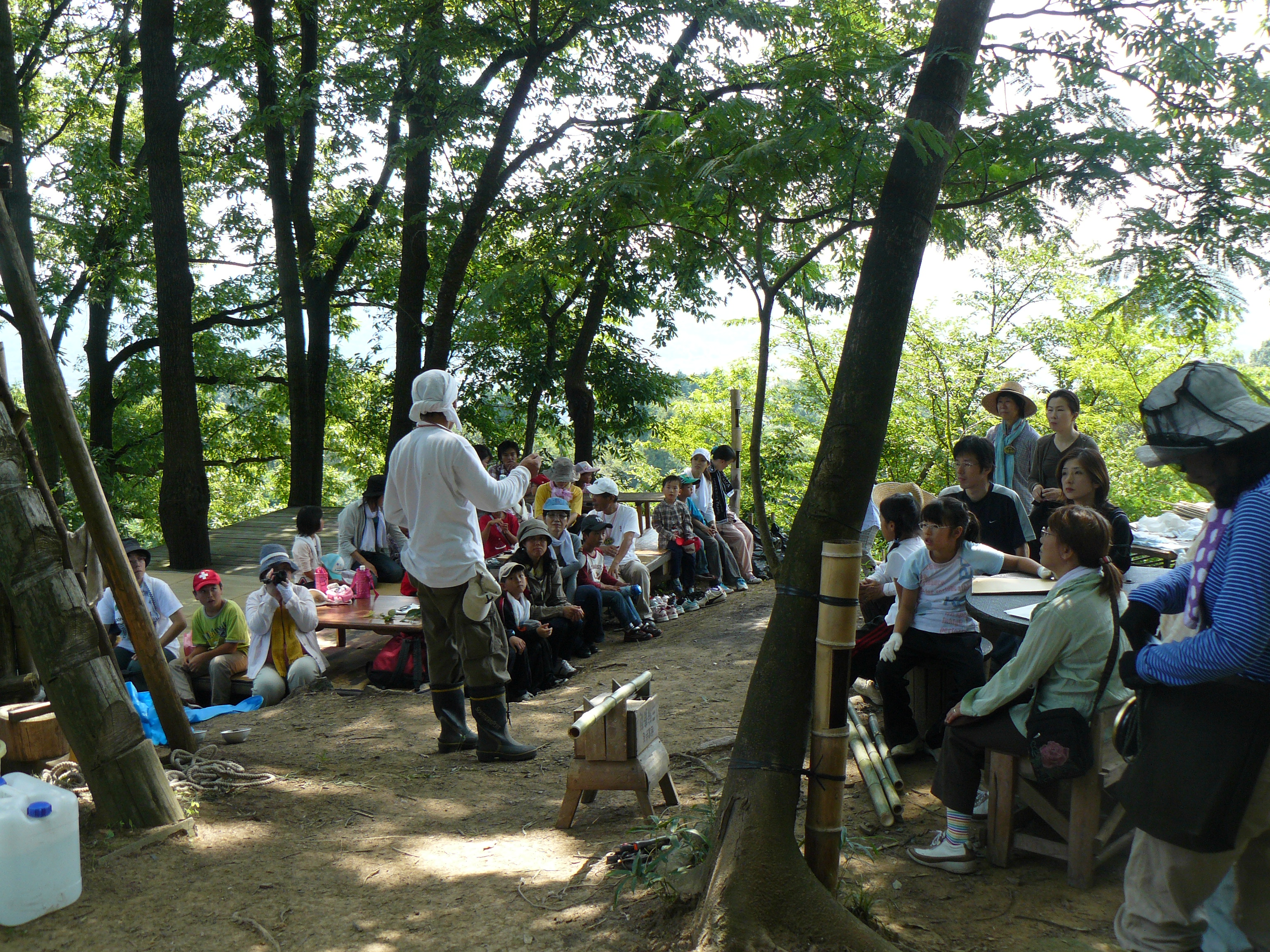 里山にて