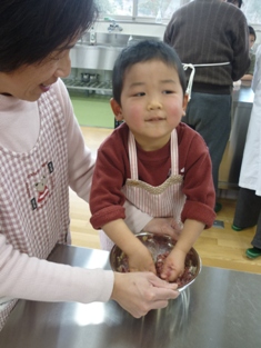 こねる