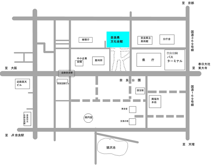 文化会館地図