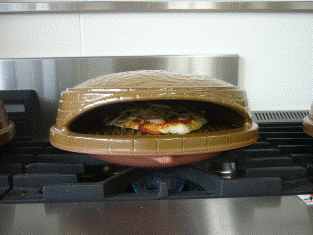 釜で焼き上げます