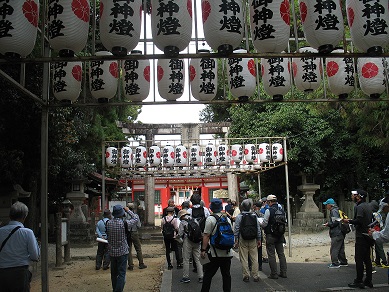 久度神社にて