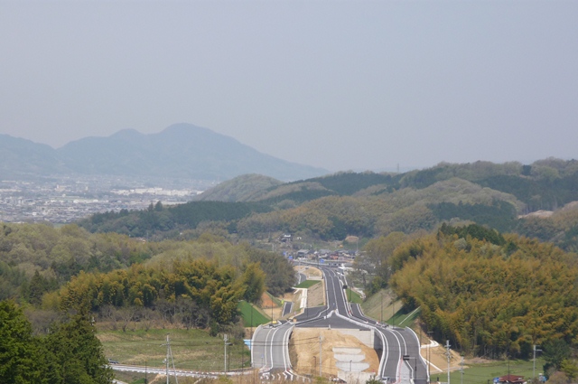 松山工区橋梁部から起点側