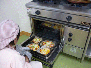 オーブンで焼きます。