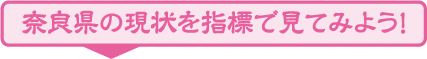 奈良県の現状を指標で見てみよう！